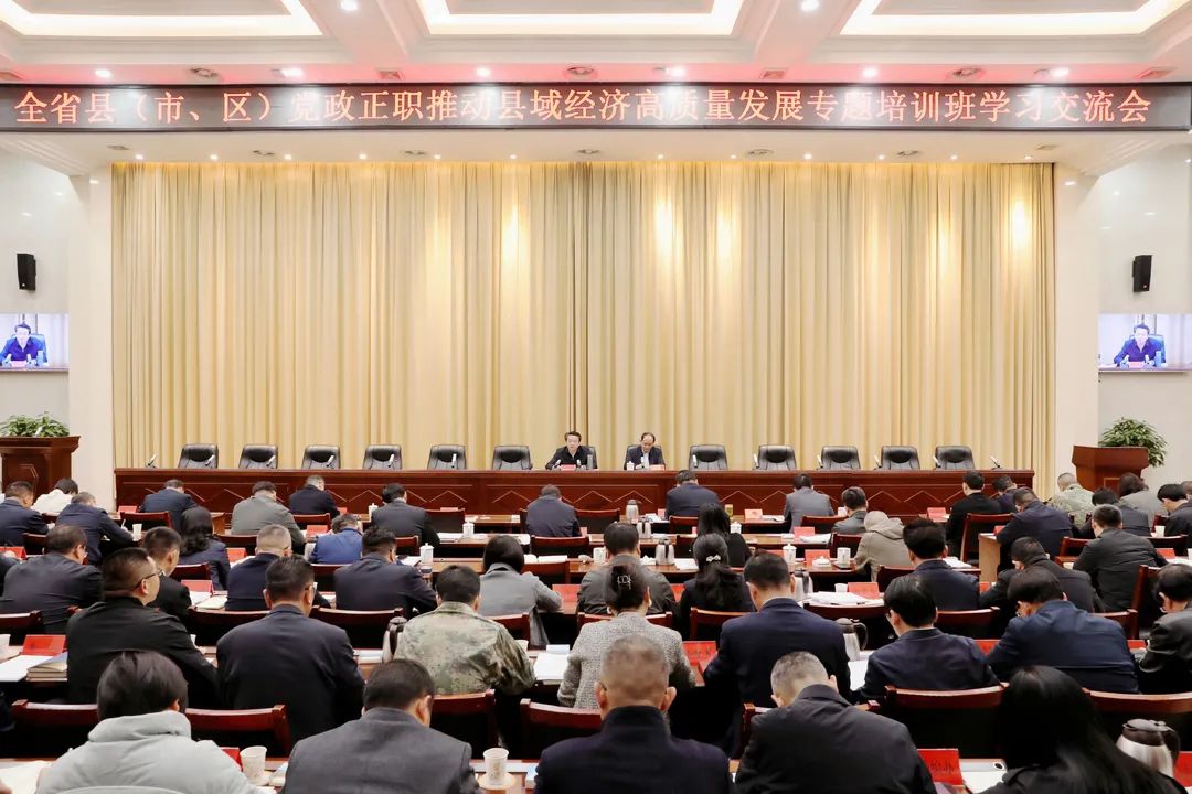 實(shí)干擔(dān)當(dāng) 迎頭追趕——桃源縣召開(kāi)參加全省縣（市、區(qū)）黨政正職推動(dòng)縣域經(jīng)濟(jì)高質(zhì)量發(fā)展專(zhuān)題培訓(xùn)班學(xué)習(xí)交流會(huì)